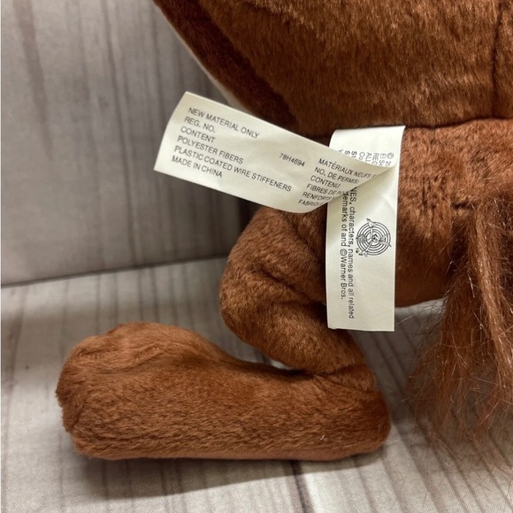 Looney Tunes ‘03 Rude Taz 11” Plush Fart Burp + Tasmanian Devil in Biker Jacket - Picture 6 of 11